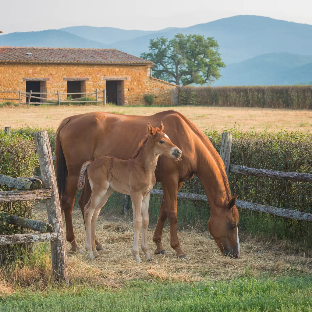 Élevage de chevaux, Haras de Sureil, Chazelles-sur-Lyon